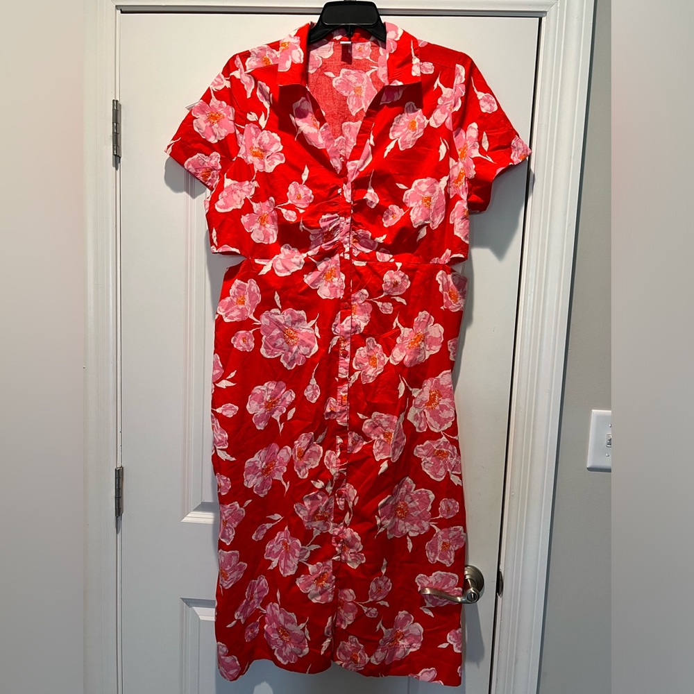 Old Navy Tropical cotton dress size XXL